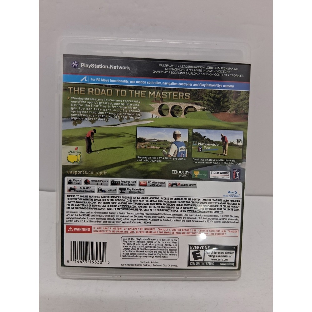 Tiger Woods PGA Tour 12: The Masters (Sony PlayStation 3, 2011) - Picture 2 of 6